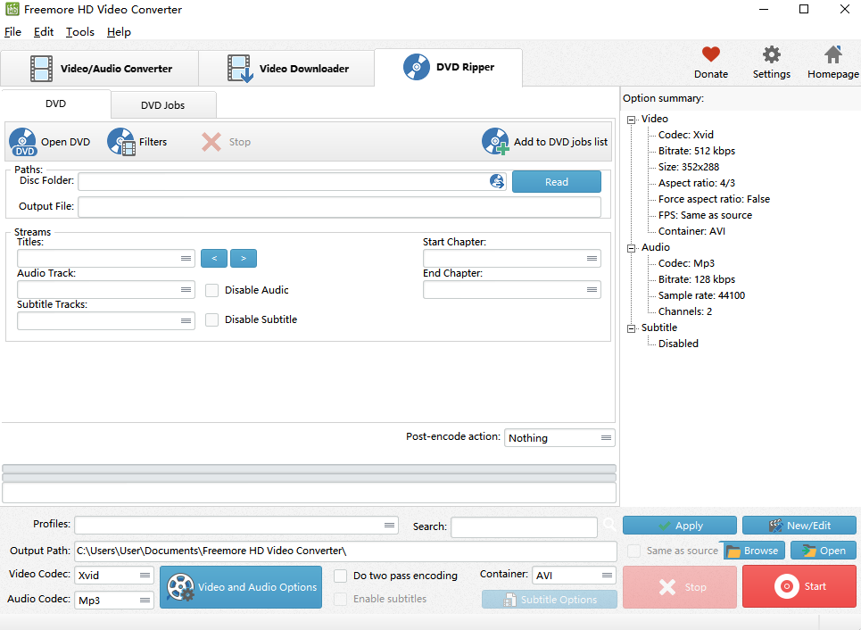 Freemore HD Video Converter