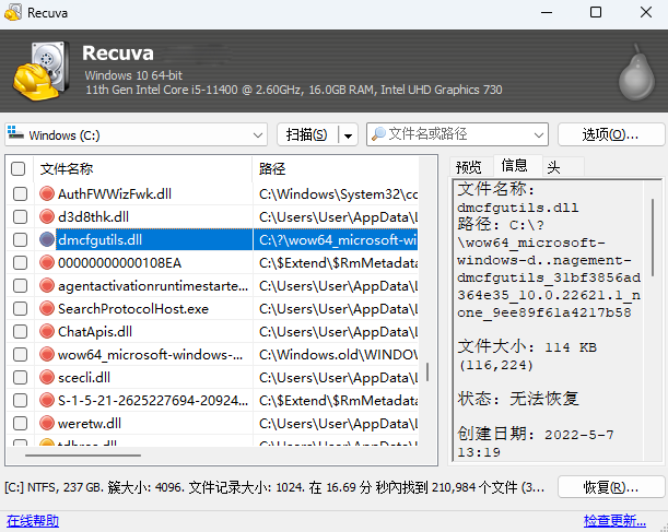 Piriform Recuva x32