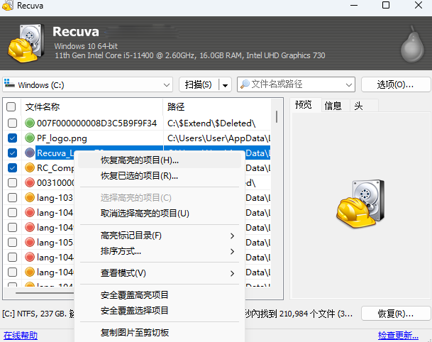 Piriform Recuva x32