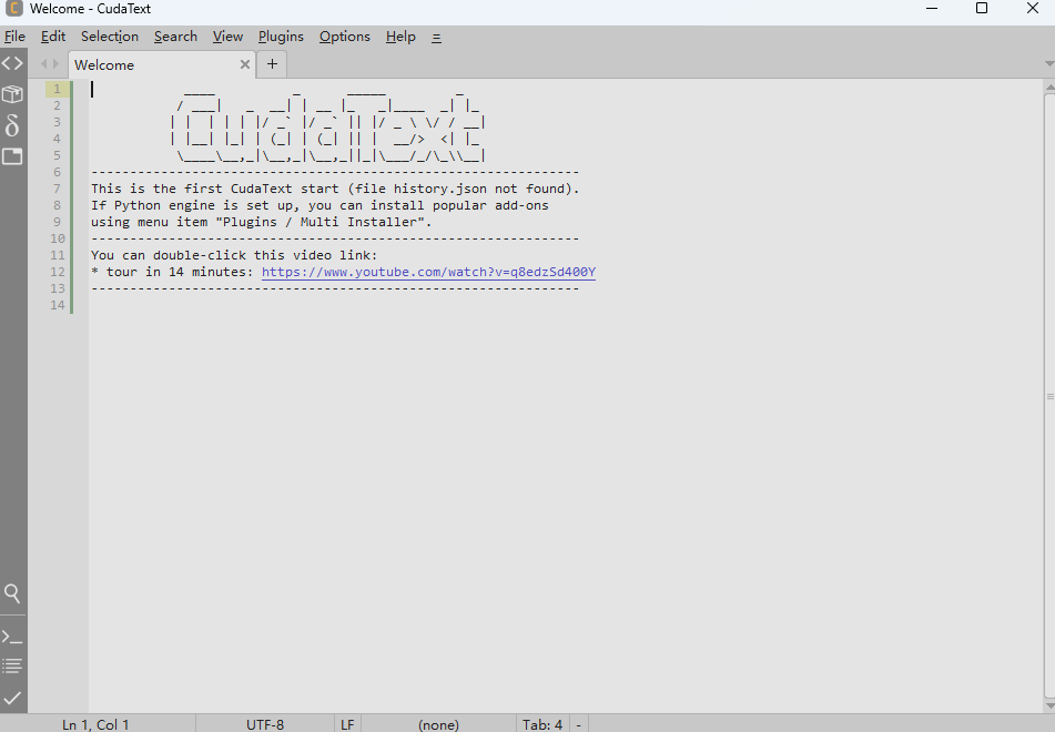 CudaText(代码文本编辑器)