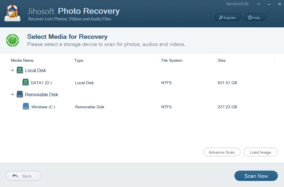 Jihosoft Photo Recovery