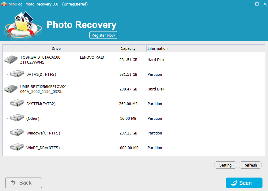 MiniTool Photo Recovery