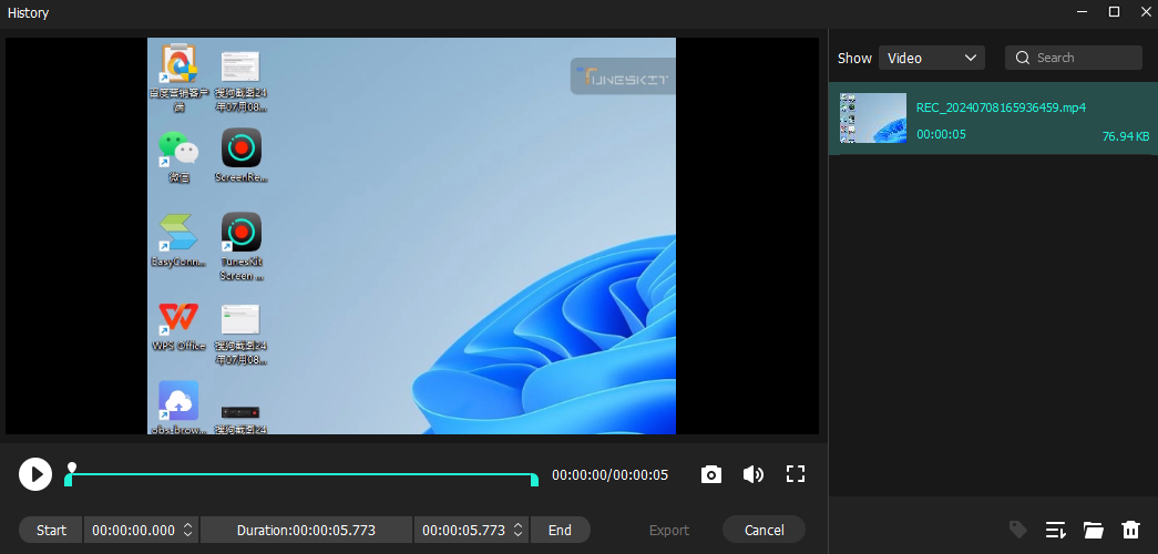 TunesKit Screen Recorder